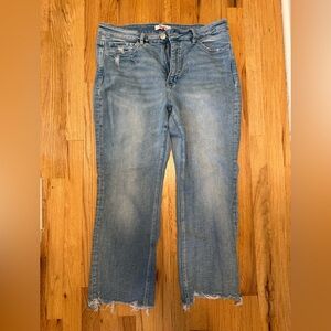 ARULA Light Blue Straight Jeans